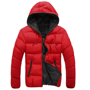 Veste d'hiver personnalisée pour homme, haute qualité, coupe oversize, rembourrée, col montant, légère, chaude, écologique, streetwear, service OEM - Product Image 1