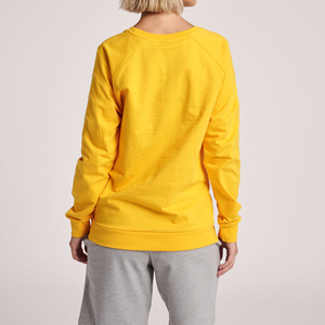 Sweat-shirt d'hiver personnalisé pour femme, broderie de logo personnalisée, épaules tombantes, surdimensionné, coton, molleton français, couleur unie, col rond - Product Image 4