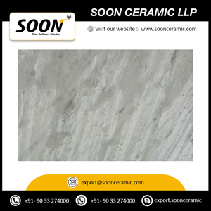 Dalle de marbre blanc Bansaware de Gujarat, surface lisse et polie, écologique, pour la décoration intérieure moderne, comptoirs, murs - Product Image 6