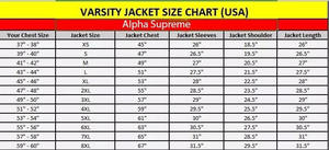 Personalizado de los hombres de lujo de manga de cuero Letterman Varsity chaqueta de cuello alto chaqueta de lona para los hombres - Product Image 6