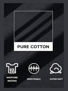 T-shirts à manches courtes 100% coton pour hommes personnalisés tissu tricoté pour l'impression et l'emballage soutien à la marque - Product Image 6