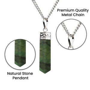 Best Quality Natural Green Jade Pendant Necklace for Gifts or Feng Shui and Spiritual Healing Available At Competitive Price - Product Image 4