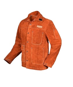 2024 Ropa de trabajo de seguridad más vendida Chaquetas de cuero de soldadura productivas Ropa de trabajo de soldadura Precio de fábrica Chaquetas de soldadura industriales - Product Image 1