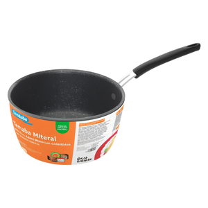 Casseruola Alluminio antiaderente (16cm) fonda 1 manico TEMPRA MINERAL Grigio 012163031116 - Product Image 2