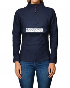 Chaqueta de Invierno Moderna con Cierre de Cremallera de un Cuarto y Bolsillo Delantero para Mujer, Chaqueta de Forro Polar de Lujo, Suave, Cálida y Aislante - Product Image 1