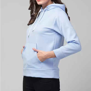 Vente en gros Pull à capuche lourd de meilleure qualité pour femmes Logo personnalisé Streetwear Hiver Techniques teintes unies Top Designable - Product Image 5