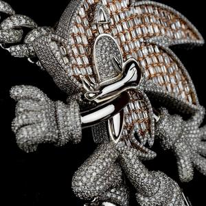 สร้อยคอจี้เพชรโมอิสสำหรับเครื่องประดับแฟชั่นคุณภาพสูงราคาไม่แพงจากอินเดีย - Product Image 4