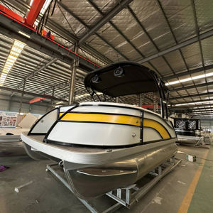 Bateau de patrouille à console centrale en aluminium, design sportif à pont incliné, 21 à 23 pieds, <span class=keywords><strong>moteur</strong></span> <span class=keywords><strong>hors</strong></span>-<span class=keywords><strong>bord</strong></span> de 100 CV, contrôle tactile <span class=keywords><strong>pour</strong></span> la pêche - Product Image 1