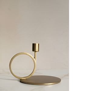 Vintage Hot Selling <b>Candle</b> Stand <b>Crystal</b> <b>Candle</b> Holder New Design Metal Taper Holder for Wedding and Event Decoration 2024 - Product Image 3