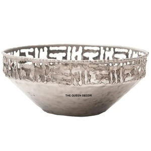 ชามตกแต่งสแตนเลสฐานทองคำเปลวคุณภาพพรีเมียมสำหรับตกแต่งบ้าน โต๊ะอาหาร และเป็นของขวัญในโอกาสพิเศษ - Product Image 3