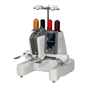 Máquina de bordar profesional de una sola aguja con área de bordado grande de 8 x 12 pulgadas, sistema de posicionamiento láser con cruz, 495 funciones integradas - Product Image 2
