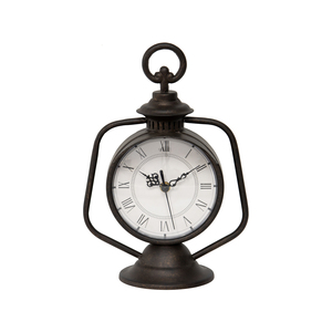 Buen diseño Reloj de mesa Accesorios de vajilla Forma redonda Metal Acabado con artesanías de tamaño personalizado - Product Image 2