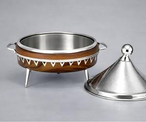 Olla de Acero Inoxidable de Lujo, Aislada, Hecha a Mano, con Tapa Martillada, Diseño Ecológico Personalizable, Compatible con Todas las Estufas - Product Image 3