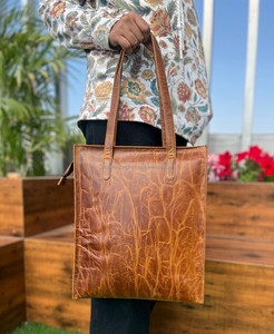 Nuevo bolso de cuero Western Crunch, bolso de compras de cuero para mujer, bolso de hombro de colección con estilo único, Bolso multiusos - Product Image 3