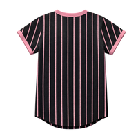 Pull de baseball noir pour sororité, maillot de sororité grecque pour femmes, rose et vert, vêtements décontractés élégants pour sororité universitaire