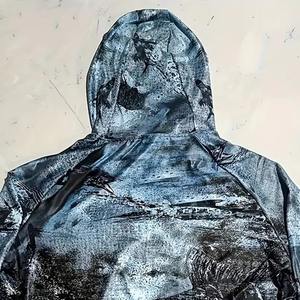 Sudadera de pesca de manga larga de secado rápido, sudaderas con capucha, Material de poliéster Spandex UPF 50, sudadera de pesca OEM ajustada para hombres, personalizada - Product Image 4