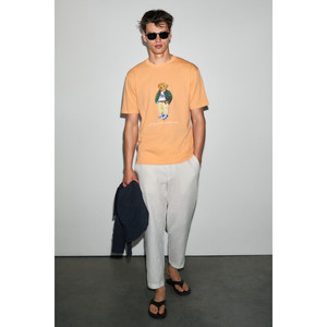 GRIMELANGE YECLA เสื้อยืดคอกลมพิมพ์ลายผ้าฝ้าย 100% สำหรับผู้ชาย - Product Image 4