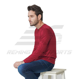 Camisetas de manga larga de alta calidad hechas en Pakistán, camisetas de manga larga ajustadas, nuevo diseño, camisetas de manga larga - Product Image 3