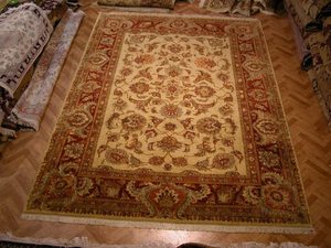 พรมผ้าฝ้ายถักมือสไตล์เปอร์เซียพรมและชุดเสื้อผ้าสำหรับใช้ในบ้านดีไซน์โลโก้ตามสั่ง - Product Image 4