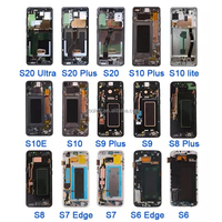 Écran OLED d'origine testé à 100% pour Samsung Note 8 9 10 20 Ultra LCD pour Galaxy S7 S8 S9 S10 S20 S21 S22 Plus S23 Ultra