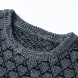 Suéter de Punto para Hombre, Estilo Urbano, Informal y Moderno, Mezcla de Cachemira, Suave y Cálido - Product Image 3