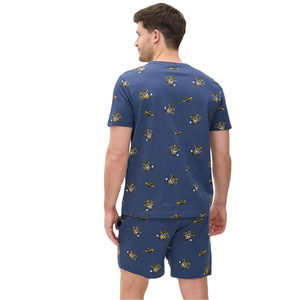 Ensemble double de vêtements de sport pour hommes, élégant, nouveau t-shirt imprimé à manches courtes, shorts, tissu doux respirant, grande taille, coupe décontractée, été - Product Image 4