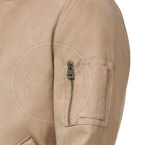 Veste en cuir coupe-vent durable pour hommes de qualité supérieure Offres Spéciales vêtements pour hommes de meilleure conception avec des vestes de compétition - Product Image 6