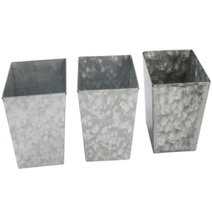 Hot <b>Sale</b> Galvanized <b>Flower</b> <b>Vases</b> Wedding Home Decoration <b>Flower</b> Centerpiece Shiny Galvanized <b>Vase</b> Metal Wedding Decor - Product Image 6