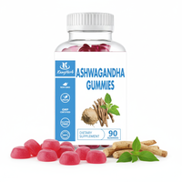Gomitas Veganas de Raíz de Maca y Ashwagandha Sin Gluten con Extracto de Semillas de Plantas de Marca Privada
