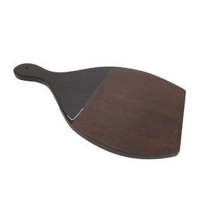 Planche à découper en bois design moderne Planche à découper pour fruits et légumes finis naturels Dessus de table Accessoire de cuisine fait à la main en vrac - Product Image 6