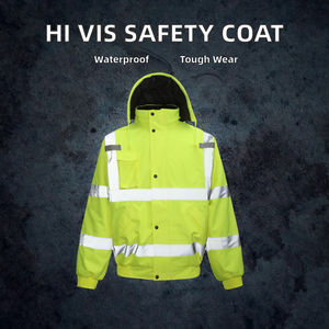 Chaqueta de Soldadura FR de Alta Visibilidad, Ignífuga, Antiestática, Transpirable, Impermeable, Talla Grande, Chaqueta de Trabajo de Seguridad Industrial para - Product Image 2