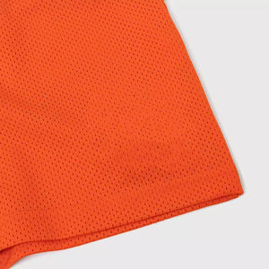 Pantalones cortos deportivos informales de verano para hombre, pantalones cortos de malla de secado rápido de 5 pulgadas de cintura media, pantalones cortos de playa de colores sólidos, tejido de encaje tejido - Product Image 5