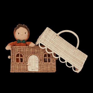 Panier de rangement Artex Green Earth en rotin naturel écologique, style géométrique moderne, multi-usages - Product Image 3