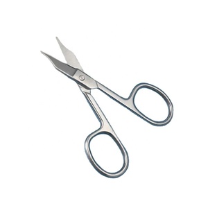 Coupe-ongles et coupe-ongles professionnel en acier inoxydable argenté durable avec pointe pointue pour le soin des ongles et l'outil de manucure - Product Image 1