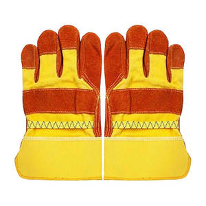 Guantes de Trabajo de Cuero de Alta Calidad para Hombre, con Refuerzo en el Dedo Índice para Seguridad y Aplicaciones de Soldadura - Product Image 5