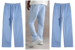 Pantalon de survêtement Jogger en molleton de coton avec cordon de serrage élastique Streatwear Pantalon de haute qualité pour hommes les plus populaires - Product Image 4