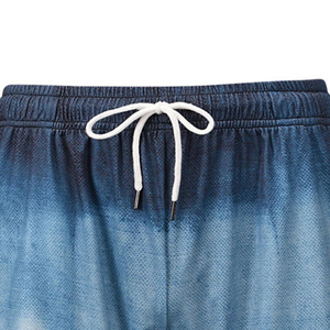 2025 verano superventas hombres Casual 2 piezas lavado ácido Vintage traje conjunto transpirable gráfico impreso camisetas y pantalones cortos - Product Image 4