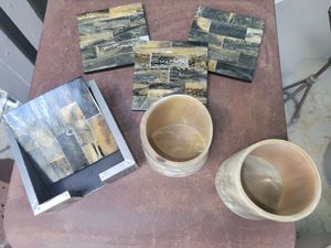 Round Shape Buffalo Horn Textured Design Tea Cup Coasters Mats Custom Shape Stylish Luxury Natural Animal Horn Wholesale by SCI - Product Image 3