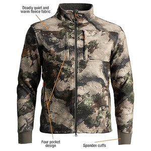 Customizable Lightweight Soft Shell Camouflage Hunting <b>Jacket</b> Breathable Waterproof Fishing <b>Jacket</b> 100% Polyester Hunting Wear - Product Image 3