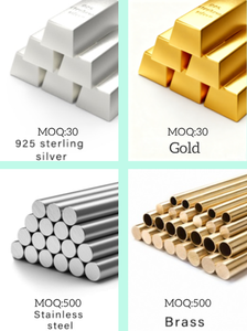 Collana di gioielli personalizzati produttore 14K 18K collane 925 in argento collane personalizzate collane Custom anelli orecchini bracciali - Product Image 6