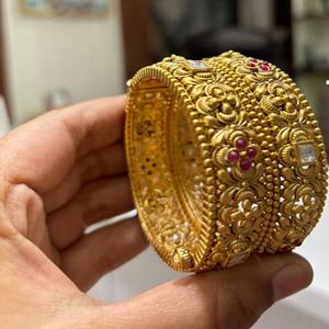 Classique Haute Qualité Plaqué Or Ouvrable Deux Ensemble De Bracelets De Mariage Et Fonctions Occasions Porter Collection Femmes Et Filles - Product Image 1