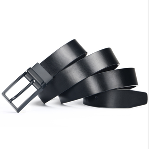 Cinturón de Cuero Genuino de Vaca JECCON para Hombre, 38 mm de Ancho, Estilo Casual, Hebilla de Aleación Resistente, Diseño Sólido con Acabado Pintado - Product Image 4