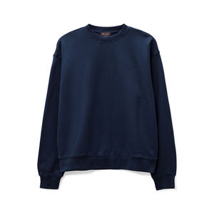 2025 hommes Vintage Western hiver découpé solide pull sweat haute qualité Polyester/coton surdimensionné - Product Image 6