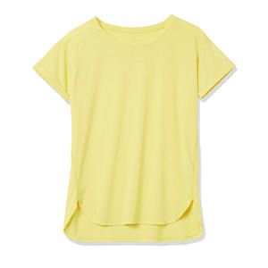 เสื้อยืดผู้หญิงฤดูร้อนแบบมีโลโก้สั่งทำ ผลิตจากใยไผ่/ฝ้าย เป็นมิตรต่อสิ่งแวดล้อม คุณภาพสูง สีพื้น แขนสั้น รุ่นล่าสุด รับผลิตแบบ OEM - Product Image 5