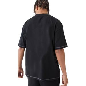 Conjunto de Dos Piezas de Verano para Hombre, Diseño Formal, Ligero, Talla Grande, de Algodón, Liso, Personalizado, de Alta Calidad, Transpirable y de Secado Rápido - Product Image 6