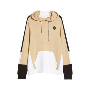 Sweat à capuche surdimensionné pour hommes avec manches longues à la mode Street Wear Printemps Hiver Techniques de teinture unie Meilleur matériau Col à capuche - Product Image 1
