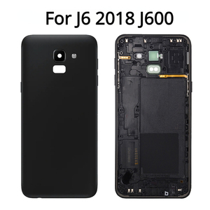 Pour <span class=keywords><strong>Samsung</strong></span> Galaxy J6 2018 J600 J600F SM-J600F couvercle de batterie arrière panneau arrière porte boîtier pièces de réparation avec objectif de caméra - Product Image 2