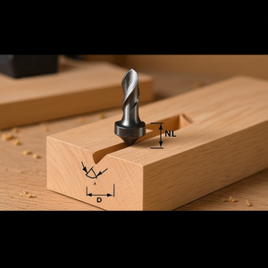 Fraise à rainurer Festool S8 à pointe en carbure pour décorations rainurées GL 50 mm - Product Image 3