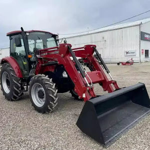 IH Farmall 75A en parfait état avec chargeur à fixation rapide et seau 898 heures 4x4 74 HP moteur diesel 2 télécommandes arrière - Product Image 1