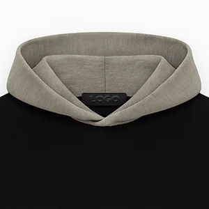 Hoodie unisexe surdimensionné épais à double couche avec capuche, poches latérales personnalisées, poignets élastiques et ourlet à la taille, 100 % coton, hiver 2026 - Product Image 5